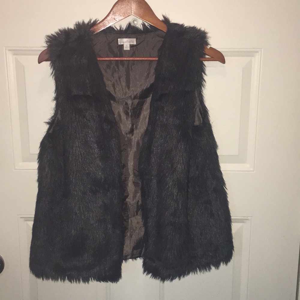 Charming Charlie Faux Fur Vest